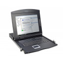 LCD Console 17inch KVM touchpad US keyboard