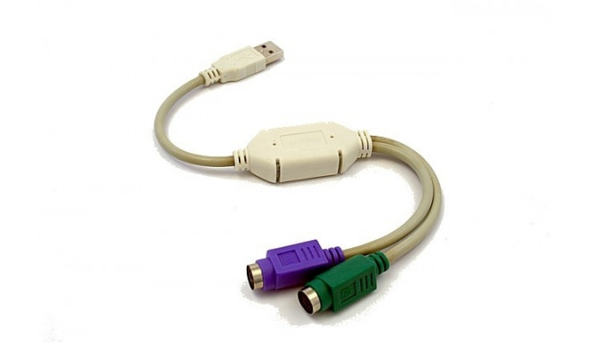 USB -> 2xPS2 (klaviatuur + hiir) UAPS12
