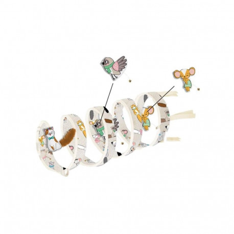 Pet Toy - ZOLUX Chatouille Tunnel 79cm Mice Pattern