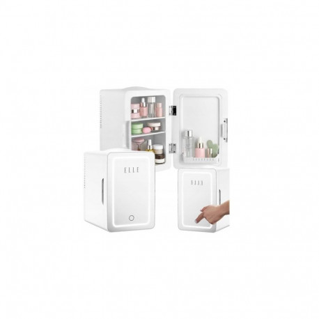 Home & Kitchen Appliance - Elle Mini Fridge 4L with LED Mirror White