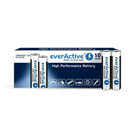 Battery - Everactive Pro Lr03 Aaa Shrink Pack 10 Pieces