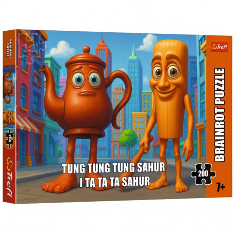 Trefl pusle 13364, 200 tükki, BrainRots – Tung Tung Tung Sahur ja Ta Ta Ta Sahur