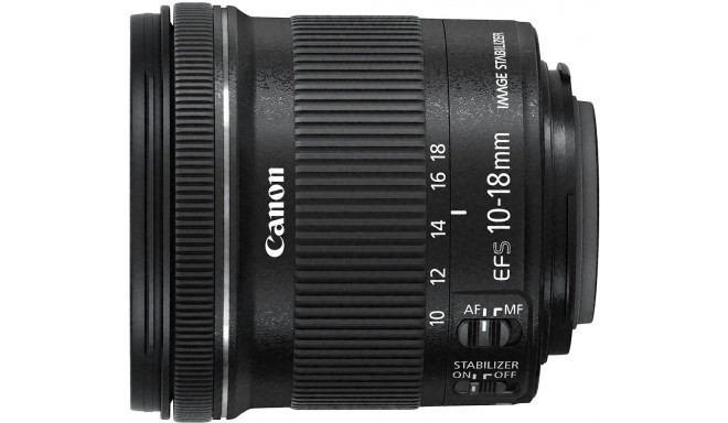 Canon EF-S 10-18mm f/4.5-5.6 IS STM objektīvs