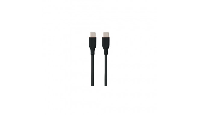 Silicone Cable USB Type-C - Type-C, 100W, (black, 2m)