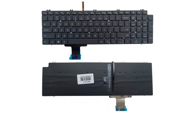 Keyboard DELL Precision 7550, 7560, 7750, 7760, with Backlight, US