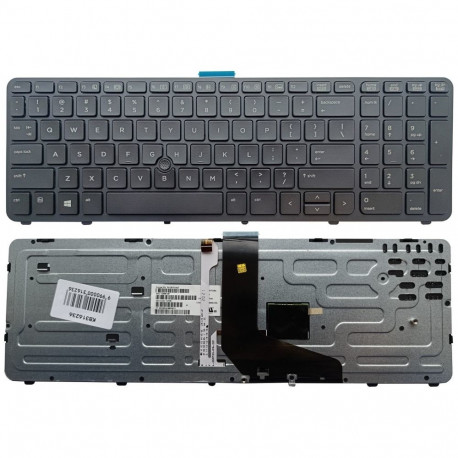 Keyboard HP ZBook 15 G1 G2, with backlight and trackpoint, US
