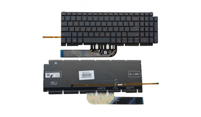 Keyboard DELL G15 5510, with backlight, US
