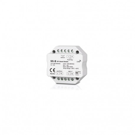 SS-B Smart Switch, 100-240V, 1x 3A, Push-Key