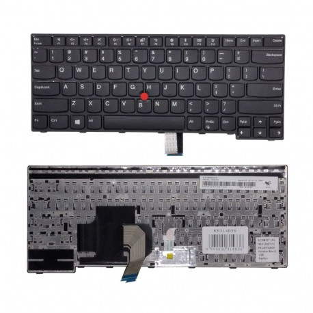 Keyboard LENOVO Thinkpad E470, with trackpoint, US