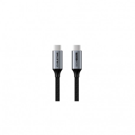 Cable USB3.2, Type C - Type C, 20Gbps, 100W, 20V/ 5A, 4K/ 60HZ, 1m