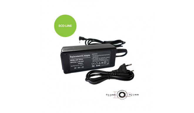 Laptop Power Adapter ACER 45W: 19V, 2.37A