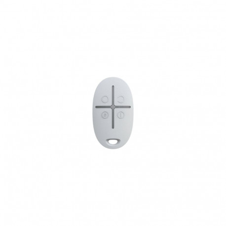 Ajax SpaceControl Key fob with a panic button (white)