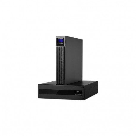 UPS RACK POWERWALKER VFI 6000 RTG PF1 ON-LINE 6000VA 2X IEC C13 OUTLETS TERMINAL LCD 5U BATTERYPACK