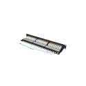 PATCH PANEL 24 PORT 1U 19" CAT.5E FTP WITH CABLE ORGANIZER SHIELDED BLACK LANBERG