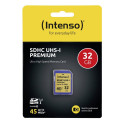 Intenso SDHC kaart 32GB Class 10 UHS-I Premium