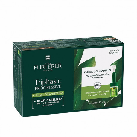 RENE FURTERER ampullid TRIPHASIC PROGRESSIVE GENTECH progresseeruva juuste väljalangemise vastu 8u