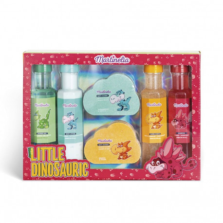 MARTINELIA LITTLE DINOSAURIC COMPLETE BATH LOTE 6 pz