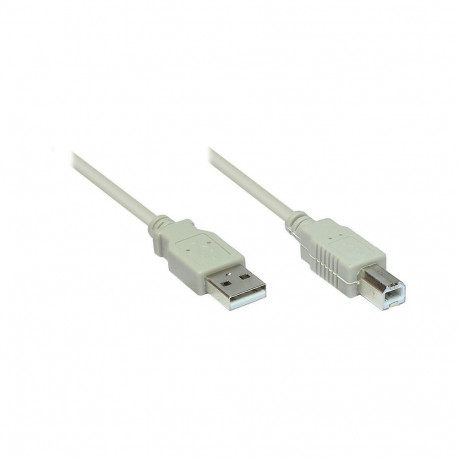 GoodConnections USB 2.0 A > B (ST-ST) 1,8m hall adapterkaabel