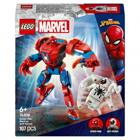 "LEGO 76308 Marvel Super Heroes Spider-Man Mech vs. Anti-Venom"