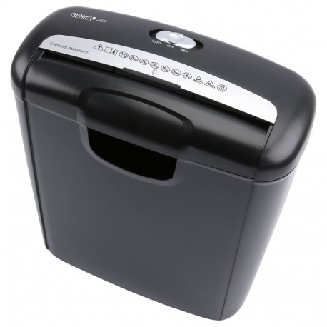 GENIE 240S ribalõikusega paberipurustaja kuni 6 lehele, must