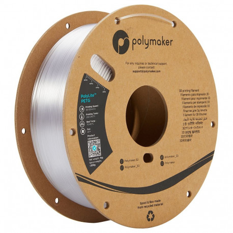 "PETG 1,75mm TRANSPARENT 1kg"
