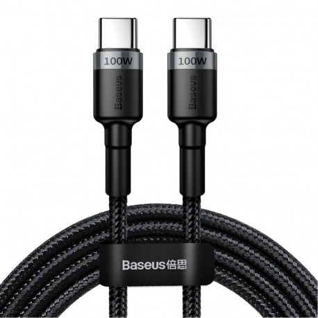 Baseus Baseus CATKLF-ALG1 USB-C - USB-C PD QC cable 100W 5A 2m - gray