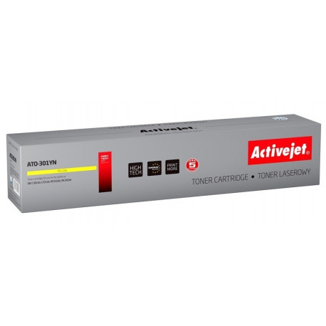 Activejet ATO-301YN tooneri kassett (asendus OKI 44973533; Supreme; 1500 lehte; kollane)