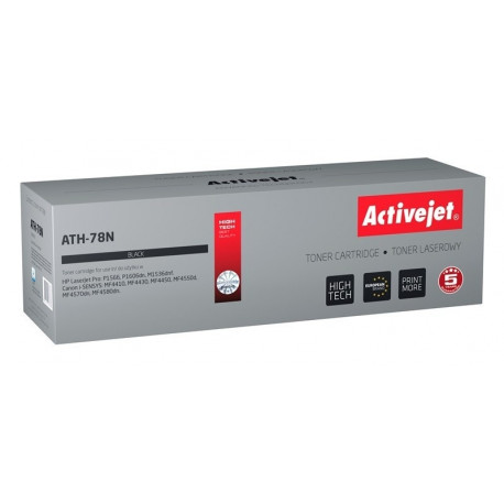 Activejet ATH-78N Toner (replacement for HP 78A CE278A, Canon CRG-728; Supreme; 2100 pages; black)
