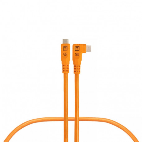 TetherPro Optima 10G USB-C, 0.9m, parem, oranž