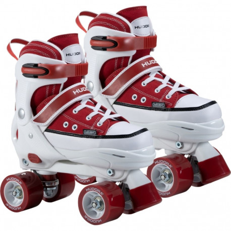 Roller Skates Gr. 32-35 (rot/weiß, Sneaker-Look)