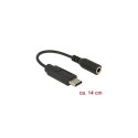 DeLOCK Adap. Type-C->Jack 14cm - St-Bu