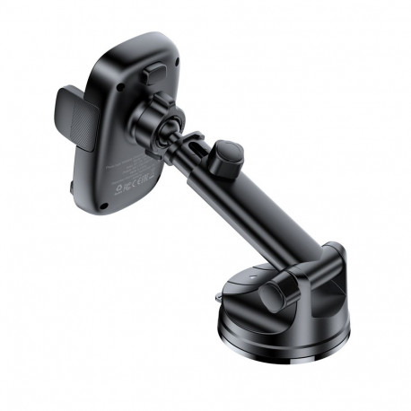 Acefast D49 Car Mount with Wireless Charger for Dashboard - Black