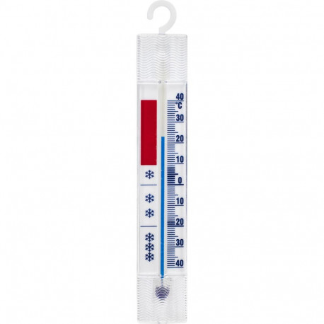 Bioterm 040400 thermometer for refrigerators and freezers, -40°C to +40°C, 15.5cm, mercury-free