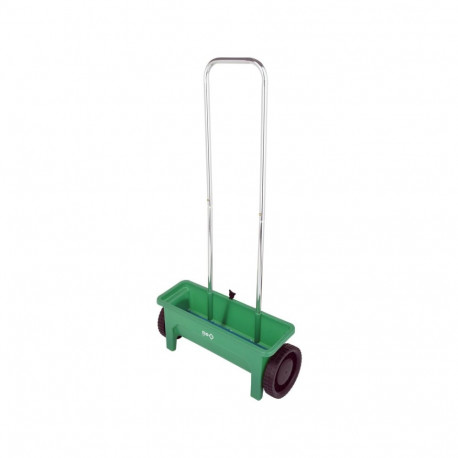 Flo SEEDER 12L 89870, 12l, 185mm, 2 ratast, PP, alumiiniumkäepide, külireguleerimine
