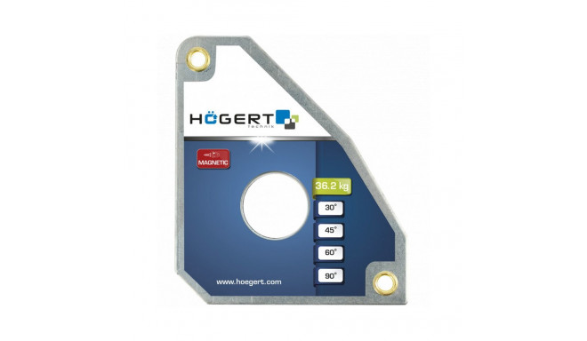 Hogert HT3B660 magnetiline keevitusnurk, 36.2kg, 30/45/60/90°, 28mm, teras