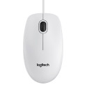 Logitech mouse B100, white (910-003360)