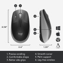 MOUSE USB OPTICAL WRL M190/GREY 910-005906 LOGITECH