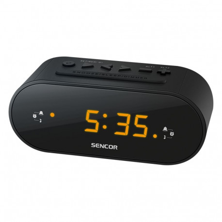 Radio alarm clock Sencor, black