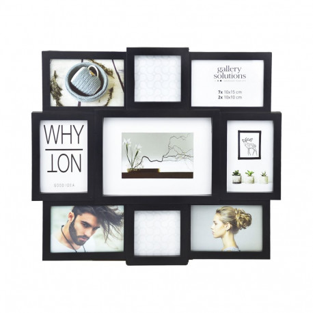 Focus Collage 9 Pictures Black