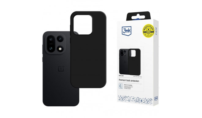 3MK matt ümbris OnePlus 15 5G, must