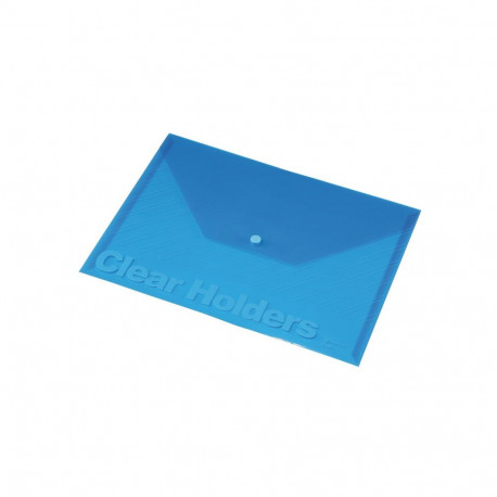 Kileümbrik trukiga Panta Plast ,A4, läbipaistev/sinine (2 tk)