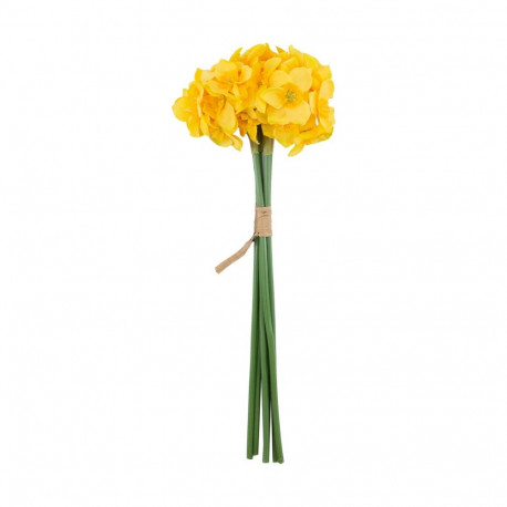 Kunstlill FLOWERLY H40cm 6tk nartsissid kimbus, kollane
