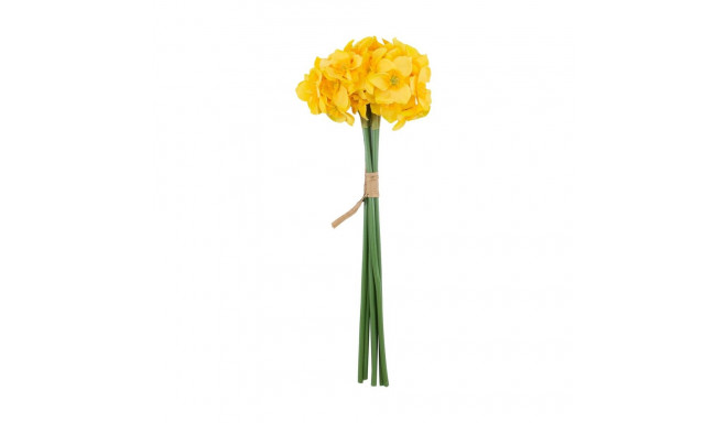 Artificial flower FLOWERLY H40cm 6pcs daffodils in a bouquet, yellow