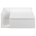 Öökapp ASHLAN 40x32xH16,5cm, valge
