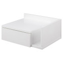 Öökapp ASHLAN 40x32xH16,5cm, valge