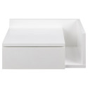 Öökapp ASHLAN 40x32xH16,5cm, valge