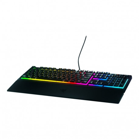 Razer Ornata V3 must juhtmega RGB LED-valgustusega US Mecha-Membrane mänguriklaviatuur