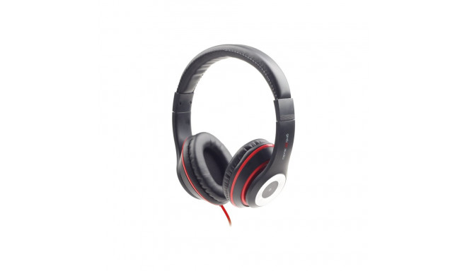 Gembird | Stereo headset, "Los Angeles" + microphone, passive noise canceling | Black