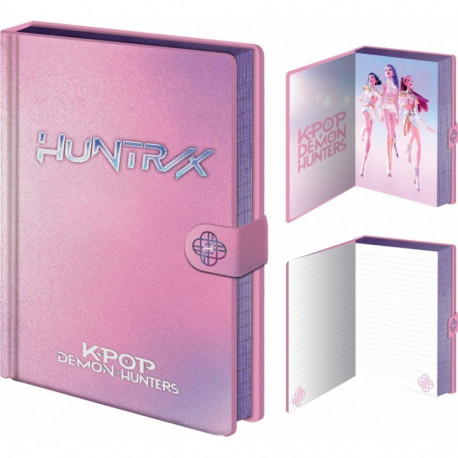 Notebook with zipper A5 K-POP Demon Hunters
