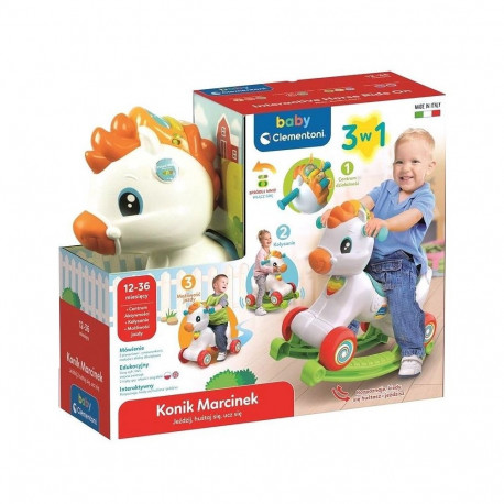 Interaktiivne kiikhobune ja käimistugi Marcinek Clementoni 50928, poola- ja ingliskeelne